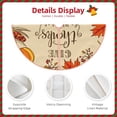 thumbnail image 3 of Sikiie Thanksgiving With A Grateful Heart Nativity Christmas Tree Skirt, Jesus Christian Winter Holiday Tree Mat Decoration(30-48IN)48", 3 of 6