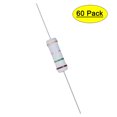 thumbnail image 1 of Uxcell 60Pcs 2W 2 Vatios Resistor de Película de Óxido Metálico Axile 0.15 Ohm ±5% Tolerancia, 1 of 7