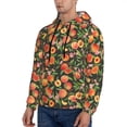 thumbnail image 3 of Lsque Fruits Peach Pattern Casual Men's Hoodie,Hooded Sweatshirt with Kangaroo Pocket,Pullover Hoodie-X-Large, 3 of 7