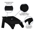 thumbnail image 4 of Emma + Oliver Black Indoor/Outdoor Poly Resin Adirondack Style Ottoman, 4 of 10