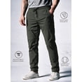 thumbnail image 3 of Busydd Mens Pants Stretch Drawstring Joggers Sweatpants Regular Fit Solid Color Yoga Sweatpants Full Length Open Bottom Gym Trousers Summer Casual Lightweight Lounge Dress Pants with Pockets,M-5XL, 3 of 6