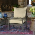 thumbnail image 6 of ARDEN Outdoor Foam Deep Seat Cushion Set, 22x24, Premium High-Density Foam, Never Flattens, Weather-Proof for Patio Chair Sofa Couch, Tan Leala, 6 of 10