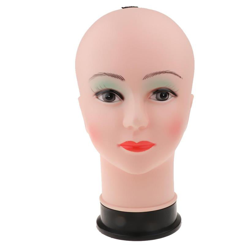 Female Mannequin Head Display Stand Shop Wigs Scarves Glasses Hats Plastic 