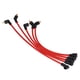 thumbnail image 1 of Cables de encendido HT de silicona roja, 5 uds., 8mm, cables de bujía para modelos MGB 1800cc, 1 of 5