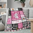 thumbnail image 2 of Flamingo Blanket for Women Girls, Flamingo Gifts for Girls, Pink Flamingo Blanket and Throws, Flamingo Lovers Birthday Gifts Decor Throw Blanket 50" x 40", 2 of 5