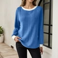 thumbnail image 2 of EDFBUYKRS Mesh Tops for Women Sheer Lace Long Sleeve Shirts See Through Party Club Blouse S, 2 of 6