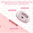 thumbnail image 3 of AJAZZ 308i Color Gradient Wireless Keyboard and Mouse Set, Retro Typewriter Keyboard with Cute Theme Round Keycaps for Mac/Windows/PC/Laptop, 3 of 9