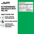thumbnail image 3 of Pre Workout Powder JYM Supplement Science Pre JYM con sabor a fresa y kiwi, 3 of 4