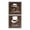 Walnut, variant on Square ladies and gents sign set (Walnut) - Small