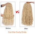 thumbnail image 2 of Butterfly Locs Crochet Hair With Curly Ends 24 Inch 6 Packs Blonde Butterfly Soft Locs Pre-Looped Distressed Butterfly Faux Locs Synthetic Goddess Locs Dreadlocks (24 Inch, 613#), 2 of 6