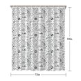 thumbnail image 5 of Baseball Football Pattern Shower Curtain 72"x84" ,Bathroom Decorative Shower Curtains Set with 12 Hooks,Modern Waterproof Washable Shower Curtain, 5 of 6
