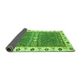 thumbnail image 2 of Ahgly Company Indoor Rectangle Oriental Green Traditional Area Rugs, 2' x 5', 2 of 4