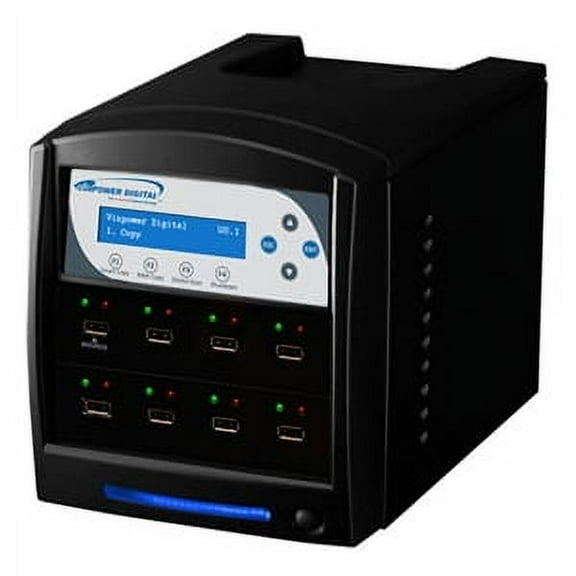 VINPOWER Black 1 to 7 1:7 USBShark Flash Memory Duplicator Model USBSHARK-7T-BK