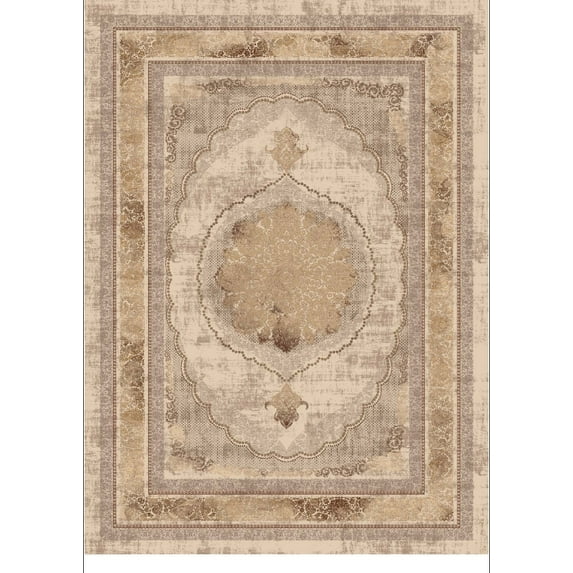Ladole Rugs Boston Collection Abstract Geometric Pattern Aesthetic Room Decor Area Rug - Amazing 3x5 Carpet for Living Room, Bedroom, Kitchen, and Office - Yellow, 4x6 (3'11" x 5'7", 120cm x 170cm)
