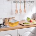 thumbnail image 3 of LOVEVER 25 Pack Aluminum Pans Disposable Foil - Steam Table Deep Pans - Tin Pans Great for Cooking  Heating  Storing  Prepping Food, 3 of 3