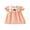 Orange, variant on BemeyourBBs Toddler Baby Girls Halloween Dress Outfit Infant Baby Girl Summer Fall Plaid Gingham Dress Pumpkin Ghost Embroidered Crew Neck Puff Short Sleeve Holiday Party Dress