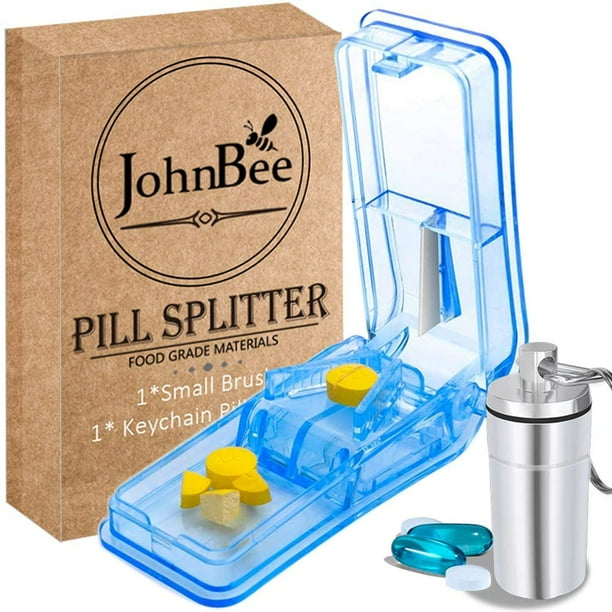 Pill Cutter Best Pill Cutter For Small Or Large Pills Design In The Usa Cuts Vitamins Pill Splitter With Shield Keychain Pill Holder As Bonus Walmart Com Pill Cutter Best Pill Cutter For Small Or Large Pills Design In The Usa Cuts Vitamins Pill Splitter With Shield Keychain Pill Holder As Bonus Walmart Com