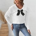 thumbnail image 2 of TINZ Sweater Dress Long Sleeve Oversized Tunic With Exquisite Embroidery And Panel Design Warm Winter Knit Vest Dress Long Pullover Sweater Belted Long Dress, 2 of 4