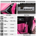 thumbnail image 4 of VOLTZ TOYS Lamborghini SIAN FKP 37 12V Ride on Car with Scissor Doors and Remote Control, Licensed - Pink, 4 of 7