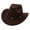 Coffee, variant on Girls Hat Classic Western Cowboy Hat Hat Ethnic for Boys and Girls Size,3-8 Years