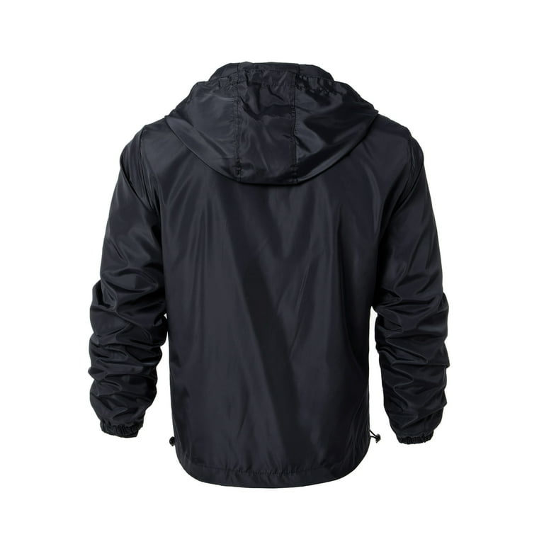 Men's Lightweight Windbreaker Winter Jacket Water Resistant Shell