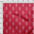 thumbnail image 2 of oneOone Cotton Cambric Fabric Leaves & Floral Block Decor Fabric Printed BTY 56 Inch Wide, 2 of 4