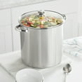 thumbnail image 3 of Mainstays Stainless Steel 16-Quart Stock Pot with Glass Lid, 3 of 5