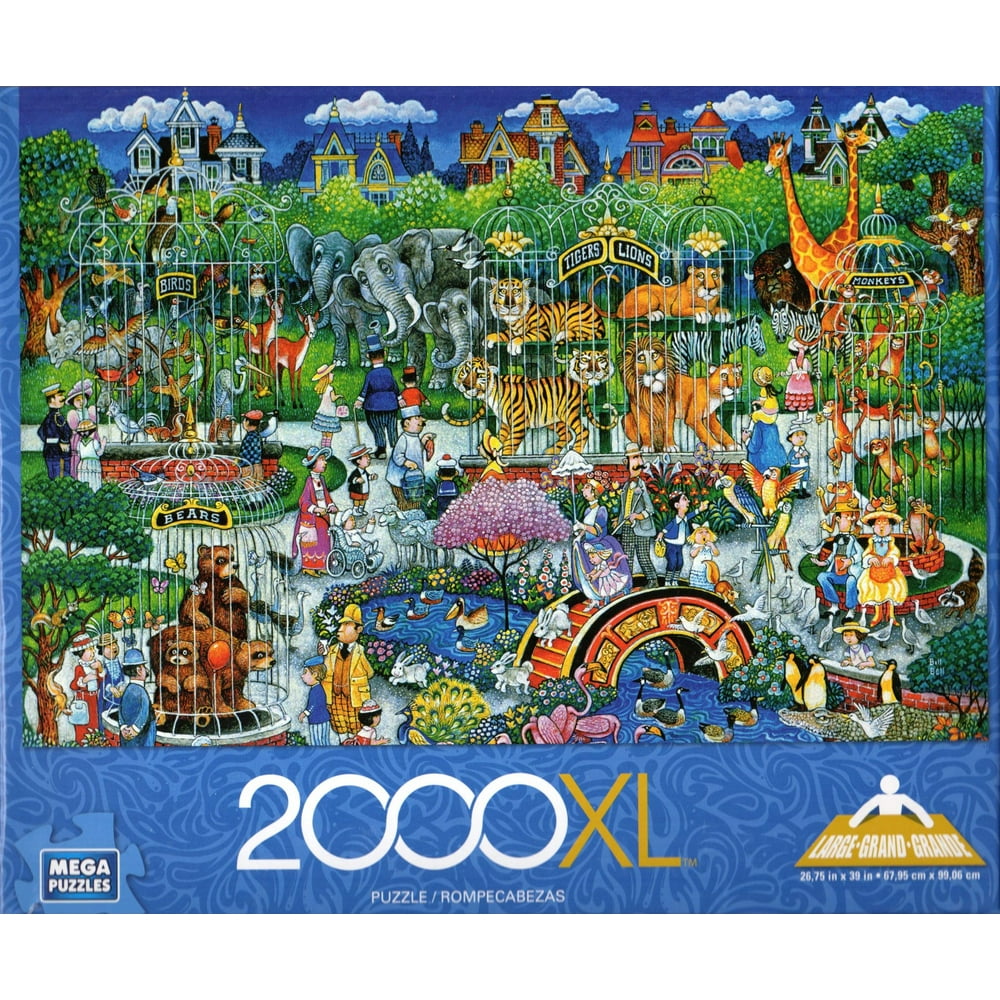 Victorian Zoo 2000 Piece Puzzle - Walmart.com - Walmart.com