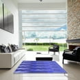 thumbnail image 6 of Ahgly Company Indoor Round Patterned Light Slate Blue Area Rugs, 4' Round, 6 of 6