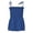 Blue, variant on Ruffle Smocked Tank Tops for Women Summer Square Neck Sleeveless Tops Tie Shoulder Spaghetti Strap Blouse Peplum Cami Shirts