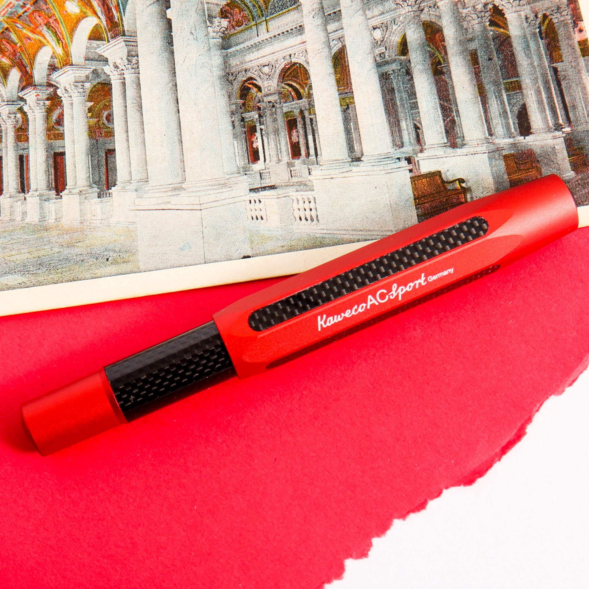 Kaweco AC Sport Red Fountain Pen - Extra Fine