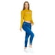 thumbnail image 2 of Blusa Mujer Juvenil Cuello Alto Escote Abierto Manga Larga amarillo M Incógnita 330638, 2 of 5