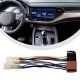thumbnail image 2 of Ar Radio Wire Harness For Toyota Stereo Radio Cable Harness Connector Adapter Abs Black Vedio For Ios Power Cable Fangkenuo, 2 of 9