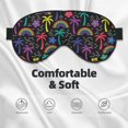 thumbnail image 3 of Disketp Colorful Palms Print Sleep Mask-Eye Mask for Sleeping,Comfortable & Super Soft Eye Mask with Adjustable Strap,Travel Eye Mask, 3 of 7