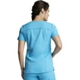 thumbnail image 5 of Dickies Dynamix Scrubs Top For Women V-Neck DK730, L, Pool, 5 of 8