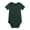 Dark Green, variant on WERYOUNG Girls Boys Bodysuits Summer Cartoon Printed Round Neck Short Sleeve Solid Color Bodysuits Comfort Onesieï¼Army Greenï¼6-12 Months