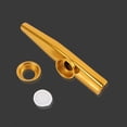 thumbnail image 6 of Portable Metal Kazoos Musical Instruments with 10Pcs Kazoo Flute Diaphragms, 6 of 12