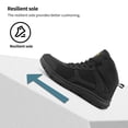thumbnail image 6 of Jacata Non Slip Work Shoes for Men Food Service Water Resistant Leather Hiking Boots (Size 8.5), 6 of 6