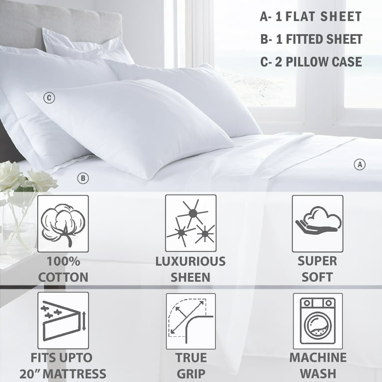 Walmart cotton 2025 sheets full