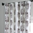 thumbnail image 3 of Sago Nut Brown Printed Cotton Curtain (1 Panel), Sago Nut Brown, 50W X 96L, 3 of 6