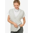 thumbnail image 3 of ellos Plus Size V-Neck Pullover Sweater Vest, 3 of 3