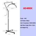 thumbnail image 1 of Andoer Ring Light Half Moon LED Lamp Stream Deck Floor Video Light Fill Light 3000K-6000K for Beauty Salon Makeup Live Streaming, 1 of 5