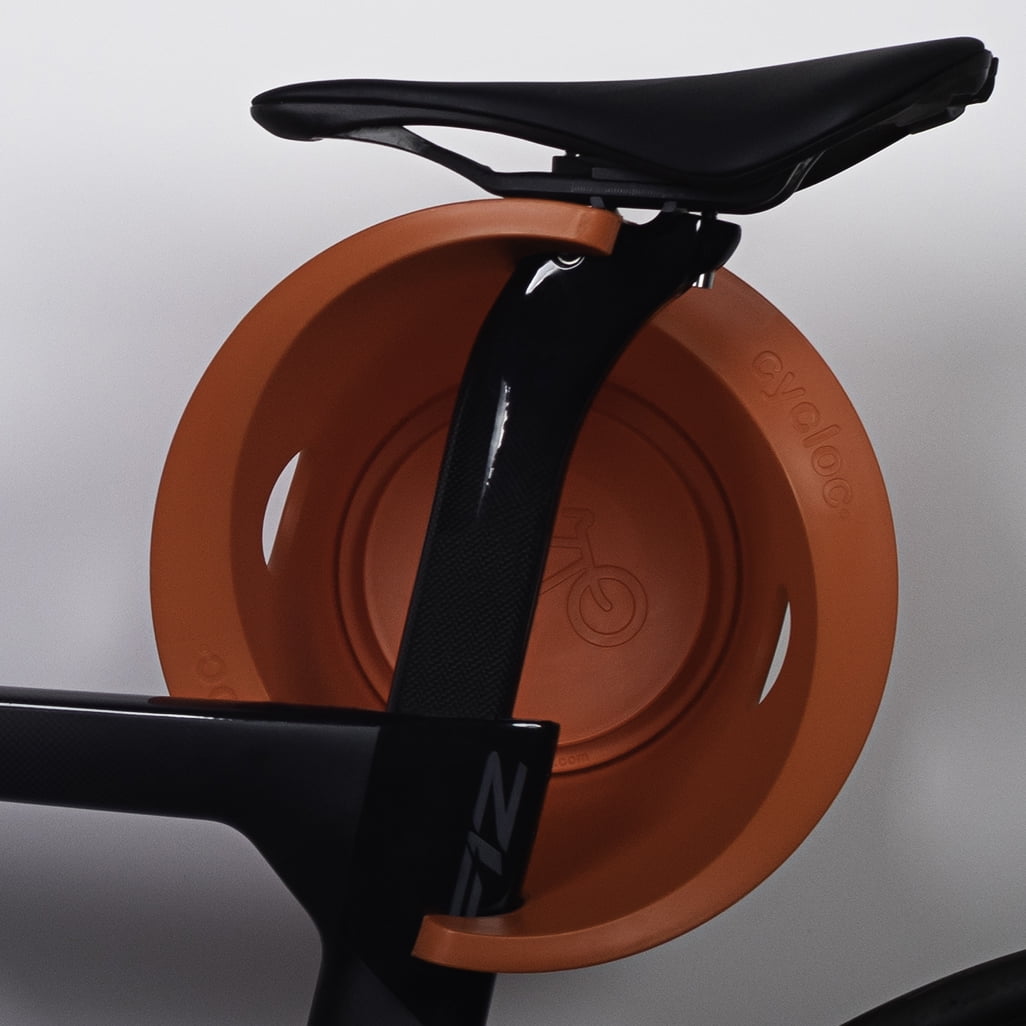 自転車本体 cycloc solo black Cycloc Solo Wall Mounted Bike Storage Device, Orange