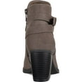 thumbnail image 3 of Style & Co. Womens Zolaa Faux Suede Block Heel Ankle Boots, 3 of 5