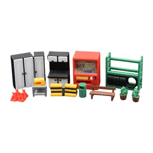 kokiya 1/64 Auto Repair Tool Model Auto Repair Diorama Accessory Photo Props Simulation 22Pcs