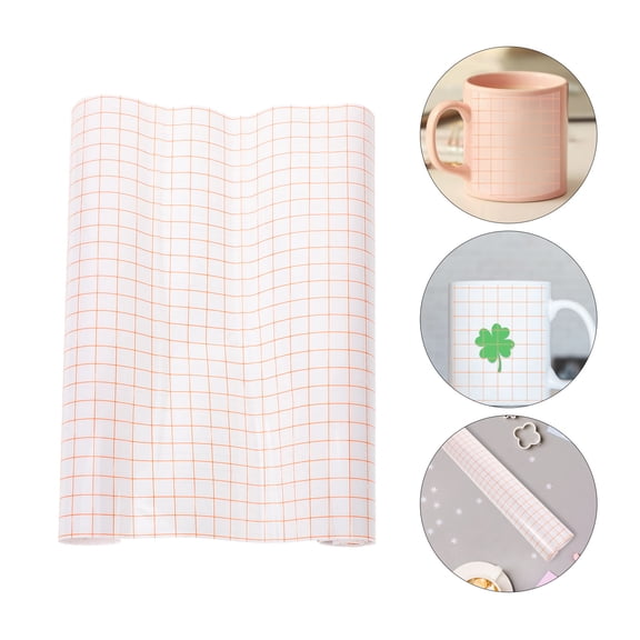 Soimiss Vinyl Transfer Tape Sheet for Vinyl Transfer Projects in Multi Color 1Pack