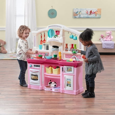 Step2 Fun with Friends Play Kitchen with 24 Piece Accessory Set - (Best Kids Kitchen Set)