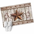 thumbnail image 2 of Texas Star Grey Wooden 2'x3' Washable Rug, Farmhouse Berry Countryside Non-Slip Soft Doormat Area Rugs for Entrance Bathroom Bedsides, StainResistant Carpet for Kitchen Bedroom, Entryway Floor Mat, 2 of 9