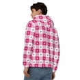 thumbnail image 4 of Naloa Plaid Heart Men’s Hoodies, Zip up Hoodie, Sweatshirts,Hoodies for Men Sizes S-3XL-XX-Large, 4 of 5