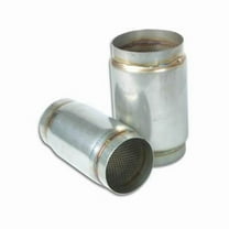 VIBRANT 1769 9 In. Stainless Steel Race Muffler - Silver